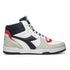 Sneakers alte bianche con dettagli neri e rossi e logo a contrasto Diadora Raptor High, Brand, SKU s322500045, Immagine 0